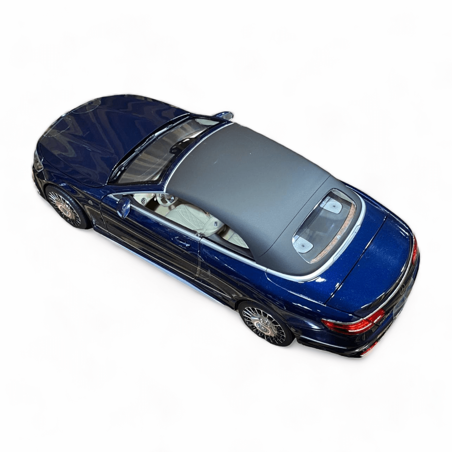 1/18 Diecast Mercedes-Maybach S650 Cabriolet Dark Blue Norev Blue Model Car|Sold in Dturman.com Dubai UAE.