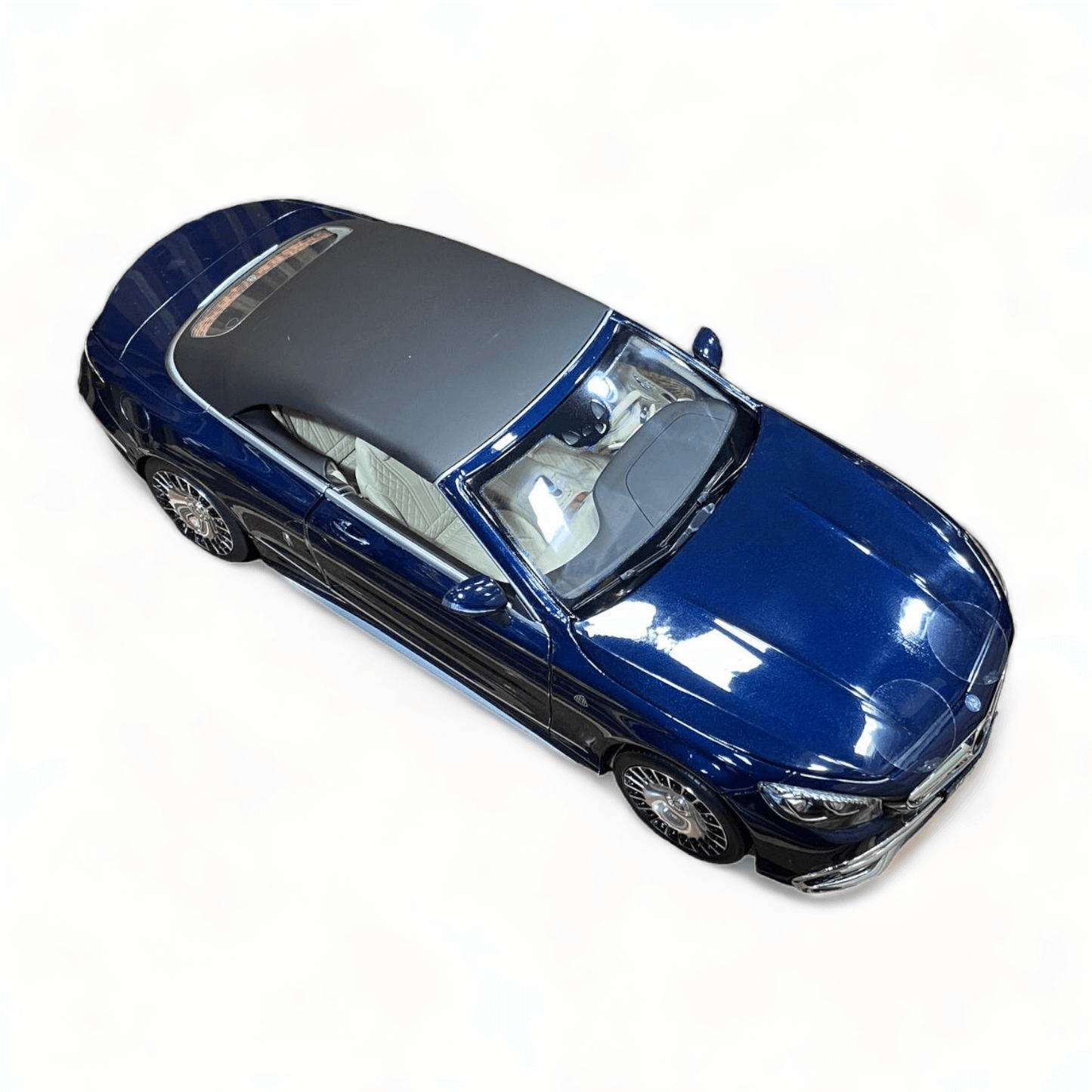 1/18 Diecast Mercedes-Maybach S650 Cabriolet Dark Blue Norev Blue Model Car|Sold in Dturman.com Dubai UAE.