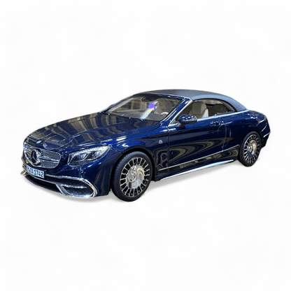 1/18 Diecast Mercedes-Maybach S650 Cabriolet Dark Blue Norev Blue Model Car|Sold in Dturman.com Dubai UAE.