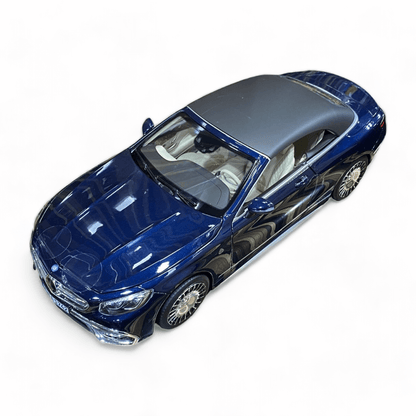 1/18 Diecast Mercedes-Maybach S650 Cabriolet Dark Blue Norev Blue Model Car|Sold in Dturman.com Dubai UAE.
