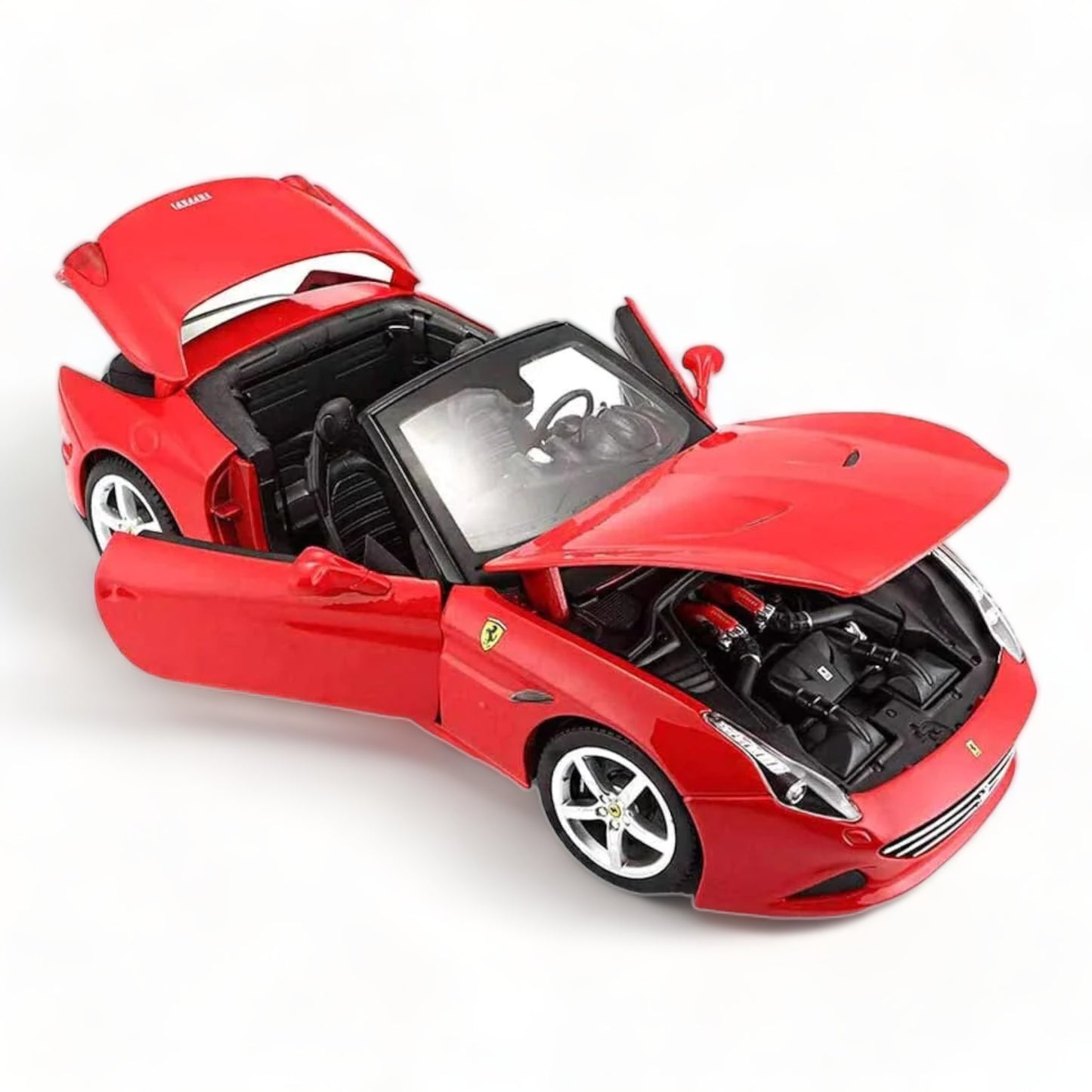 1/18 Diecast Ferrari California T Open Top Red Bburago Scale Model Car