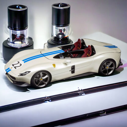 1/18 Diecast Ferrari Monza SP2 White BBR Scale Model Car|Sold in Dturman.com Dubai UAE.
