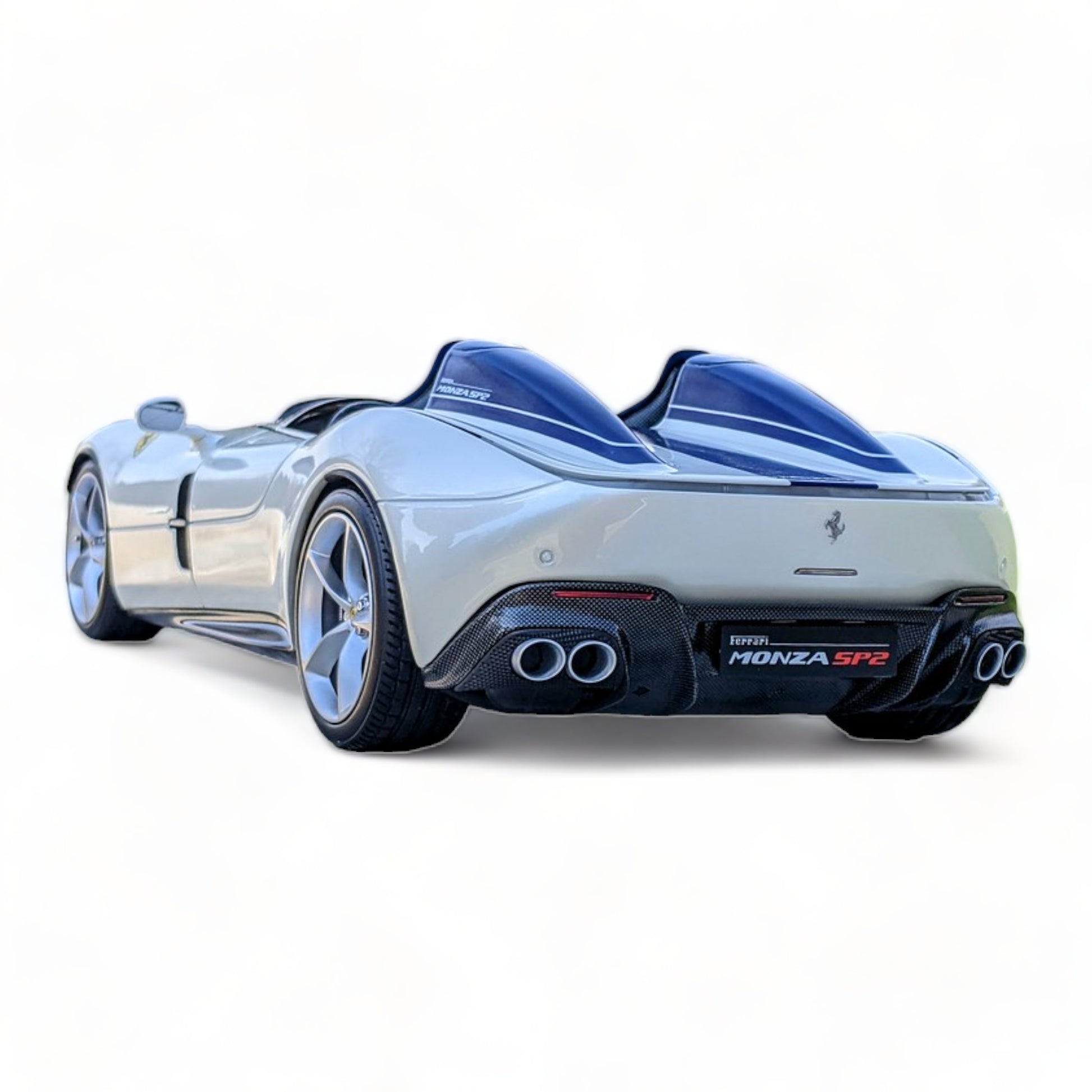 1/18 Diecast Ferrari Monza SP2 White BBR Scale Model Car