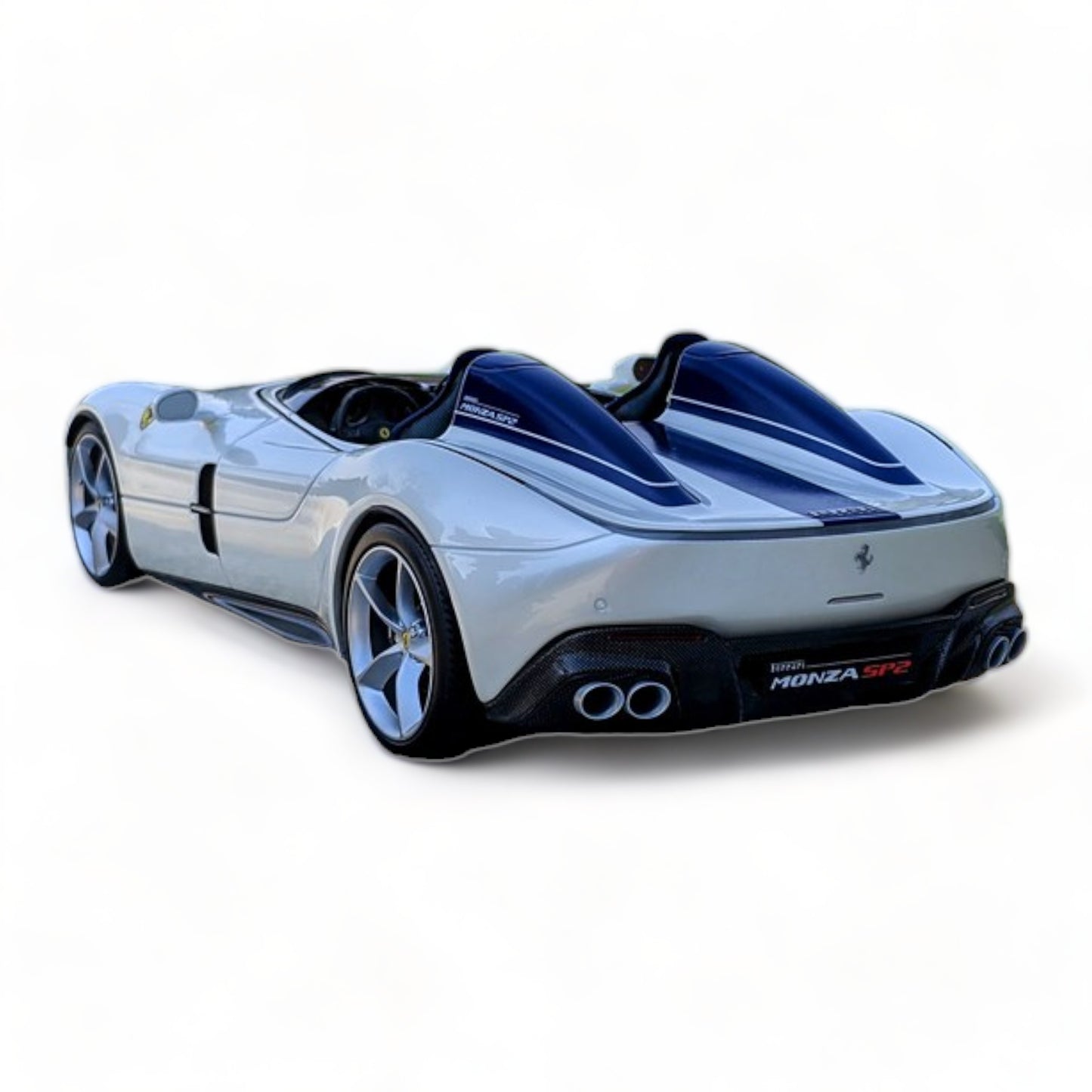 1/18 Diecast Ferrari Monza SP2 White BBR Scale Model Car