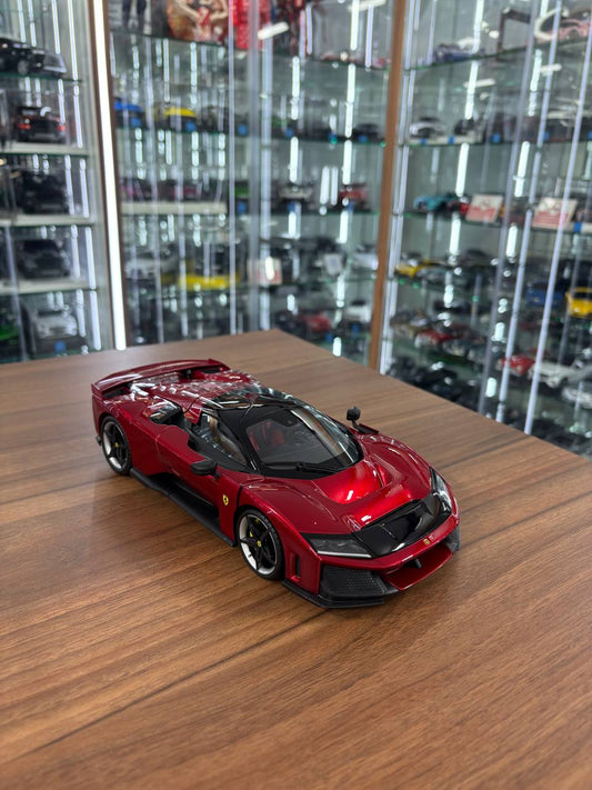 Ferrari F80 – Red – 1:18 Diecast Model – Bburago Signature Models