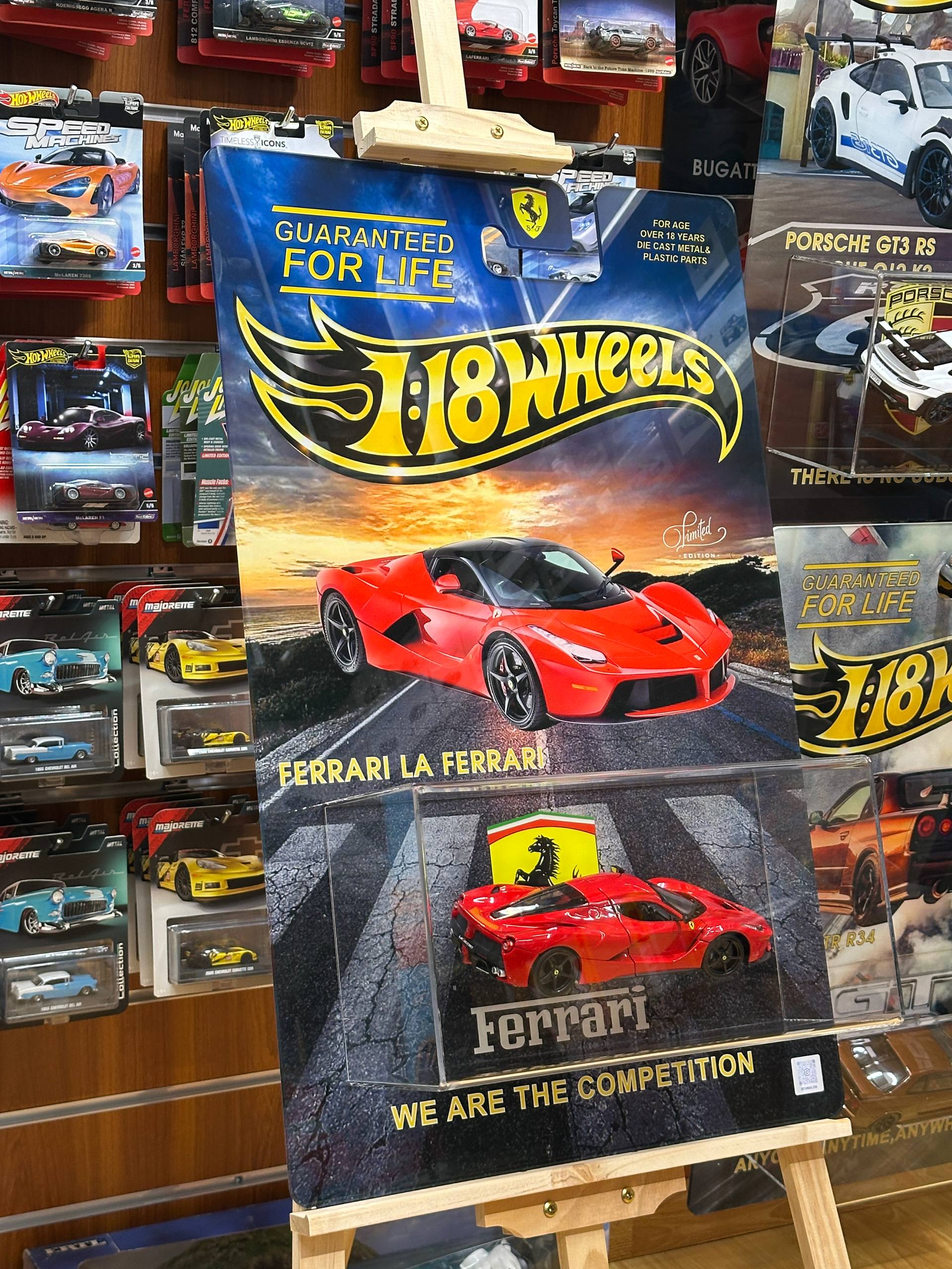 Ferrari LaFerrari Wheels 3D Luxury Art – 1:18 Licensed Model