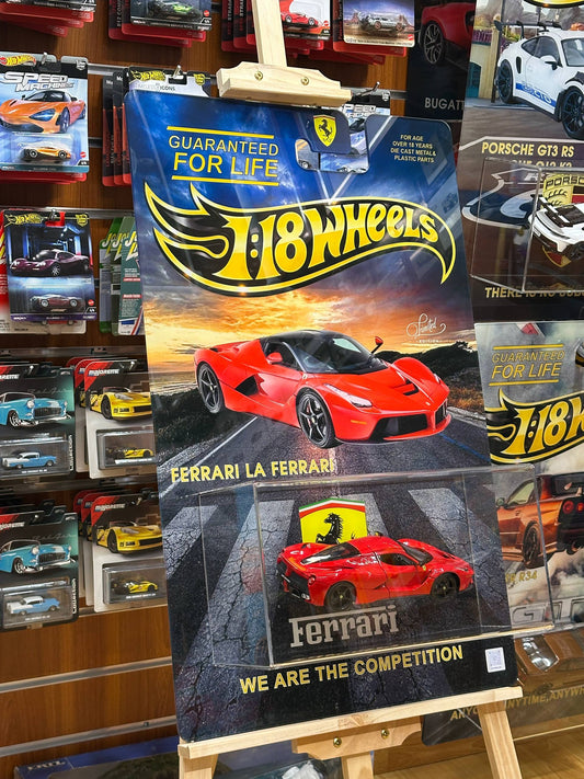 Ferrari LaFerrari Wheels 3D Luxury Art – 1:18 Licensed Model