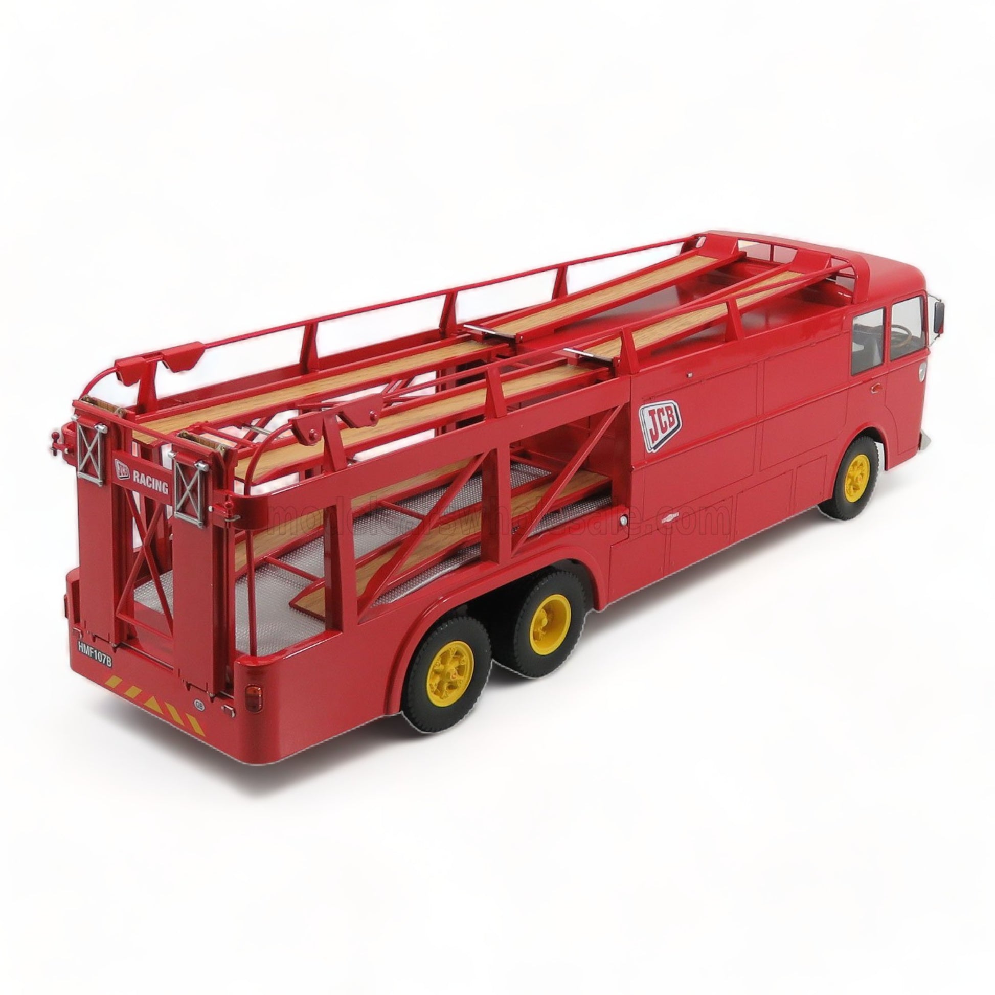 1/18 Diecast Fiat Bartoletti 306/2 JCB Racing Red Norev Model Car