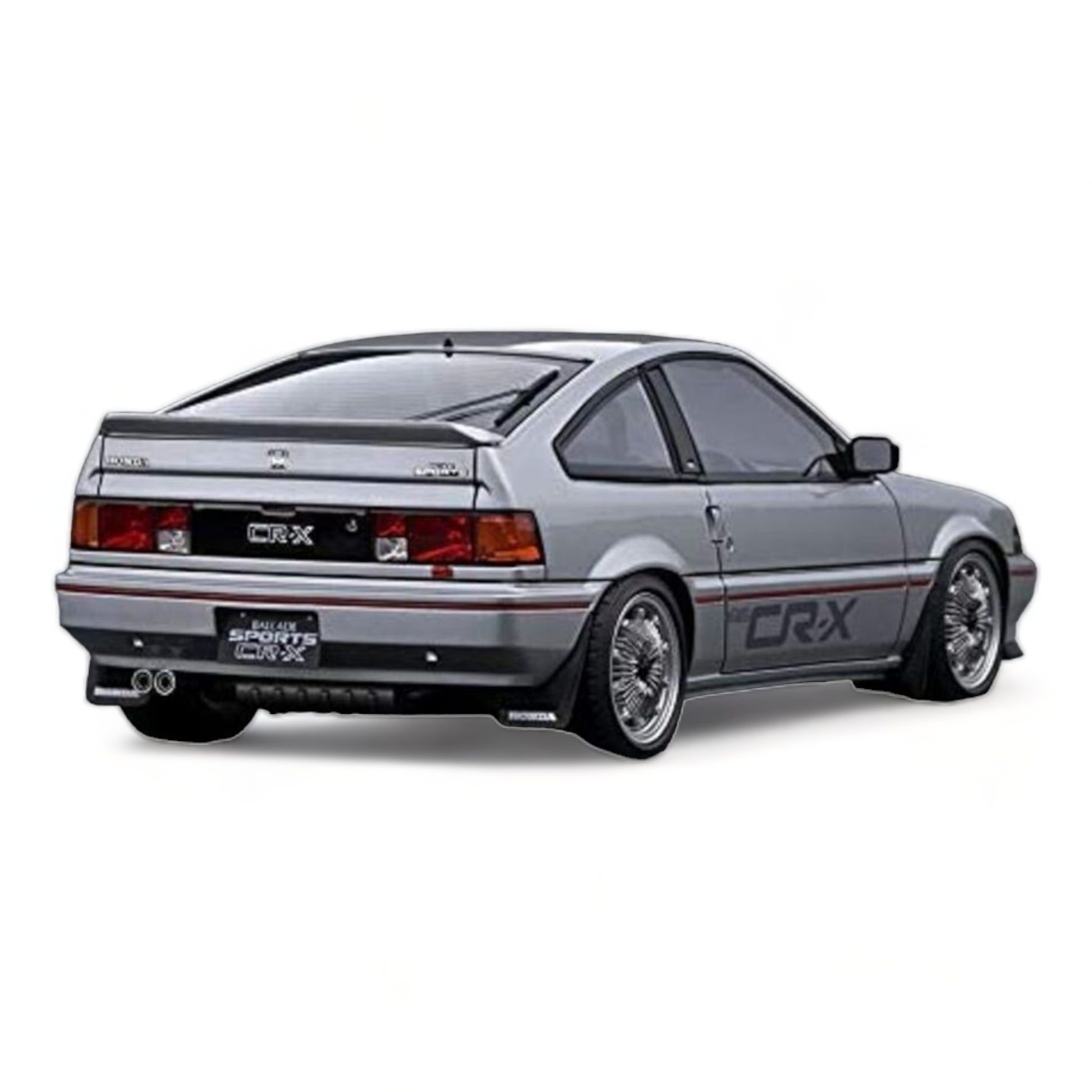 1/18 Diecast Honda CRX Silver Ignition model Miniature Car