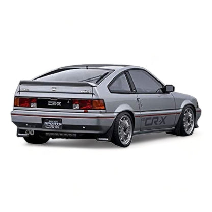 1/18 Diecast Honda CRX Silver Ignition model Miniature Car