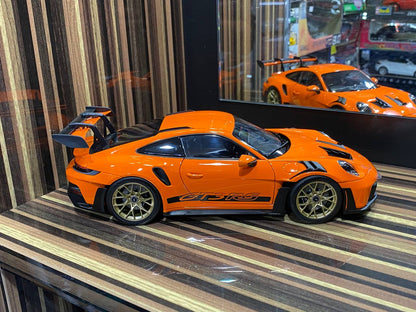 1/18 Norev Porsche 911 GT3 RS (2022) -  Gulf Orange|Sold in Dturman.com Dubai UAE.