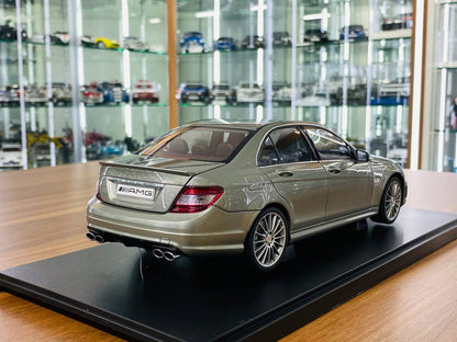 1/18 Diecast AUTOart Millennium Mercedes-Benz C63 AMG - Grey (Leather Seats)