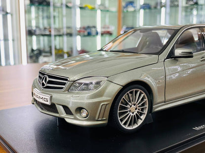 1/18 Diecast AUTOart Millennium Mercedes-Benz C63 AMG - Grey (Leather Seats)