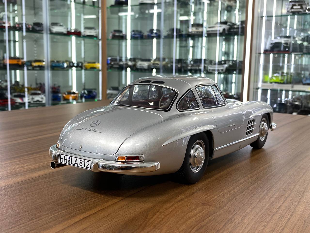 1/12 Norev Metal Diecast - Mercedes-Benz 300SL (1954) in Classic Silver