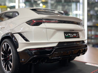 1/18 MR Collection Models Lamborghini URUS S Resin Model - Balloon White | Limited Edition
