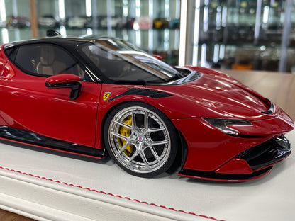 1/18 Davis & Giovanni Ferrari SF90 Stradale Novitec Rosso Corsa | Resin | Limited 8 pcs