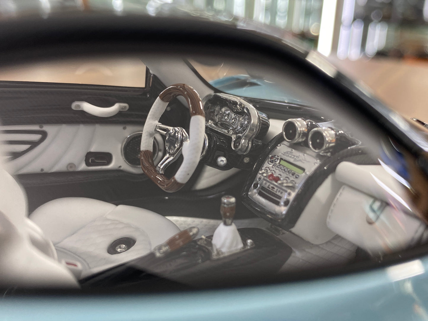 1/18 Resin Davis & Giovanni Model Pagani Zonda F Azzurro Thetys Limited to 8 pcs.