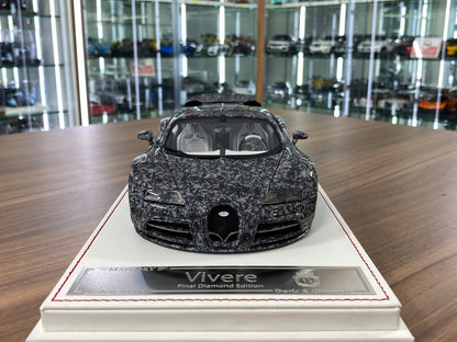 1/18 Resin - Davis & Giovanni Bugatti Vivere Mansory Final Diamond Edition in Forged Carbon Fiber , 01/01 Limited