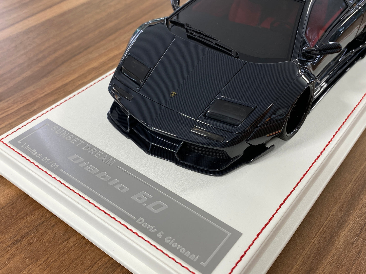 1/18 Lamborghini Diablo 6.0 "Sunset Dream" | Davis & Giovanni | Resin | Carbon Fiber | 1 of 1
