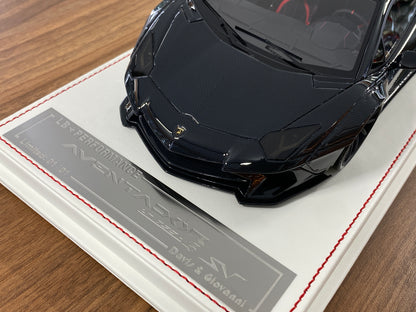 1/18 Lamborghini Aventador LP700/4 SV LB Performance – Resin | Carbon/White | Davis & Giovanni | 1 of 1