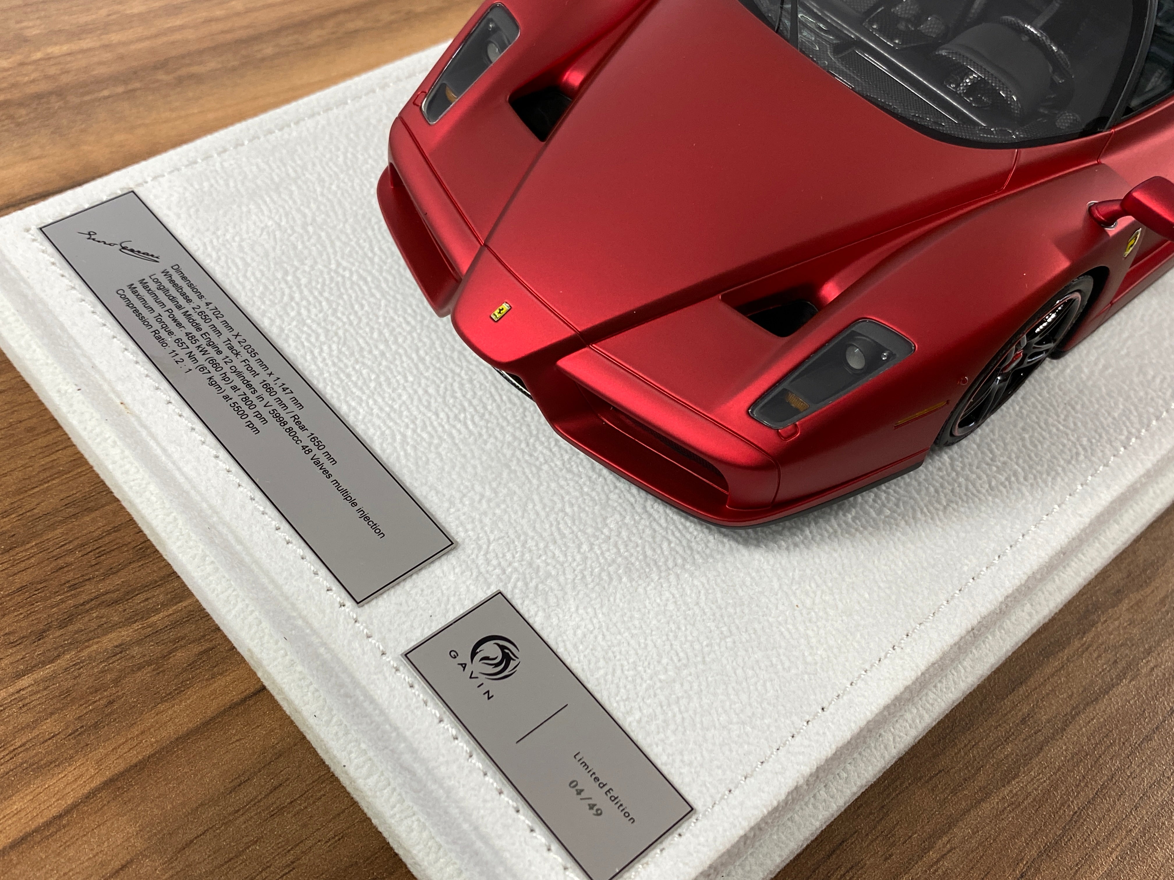 Exclusive Ferrari Enzo 1/18 Gavin Models|Limited Edition in Glossy
