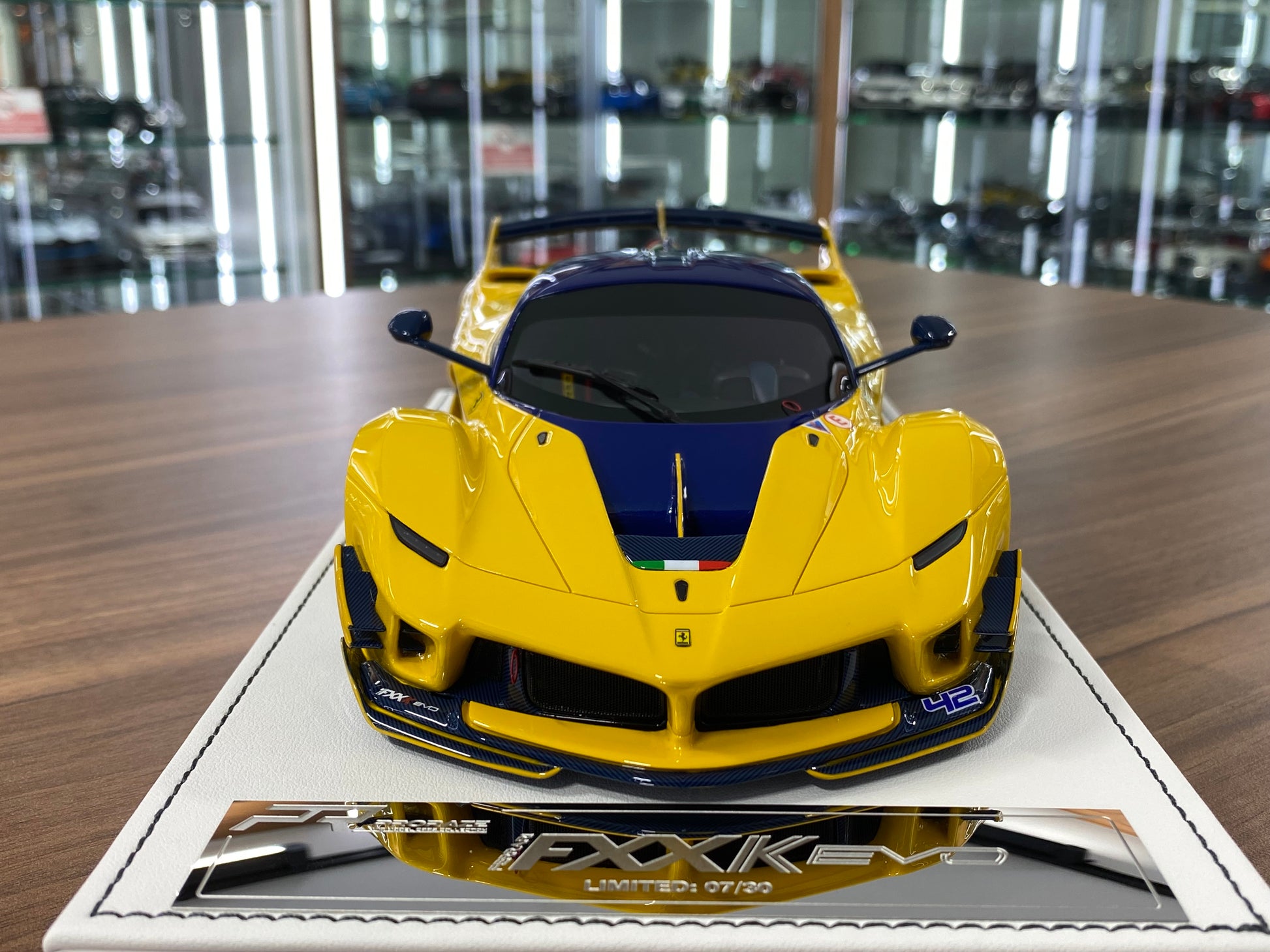 1/18 Resin Ferrari FXXK EVO No. 42 Giallo Modena Yellow By ProRaze LIMITED 30