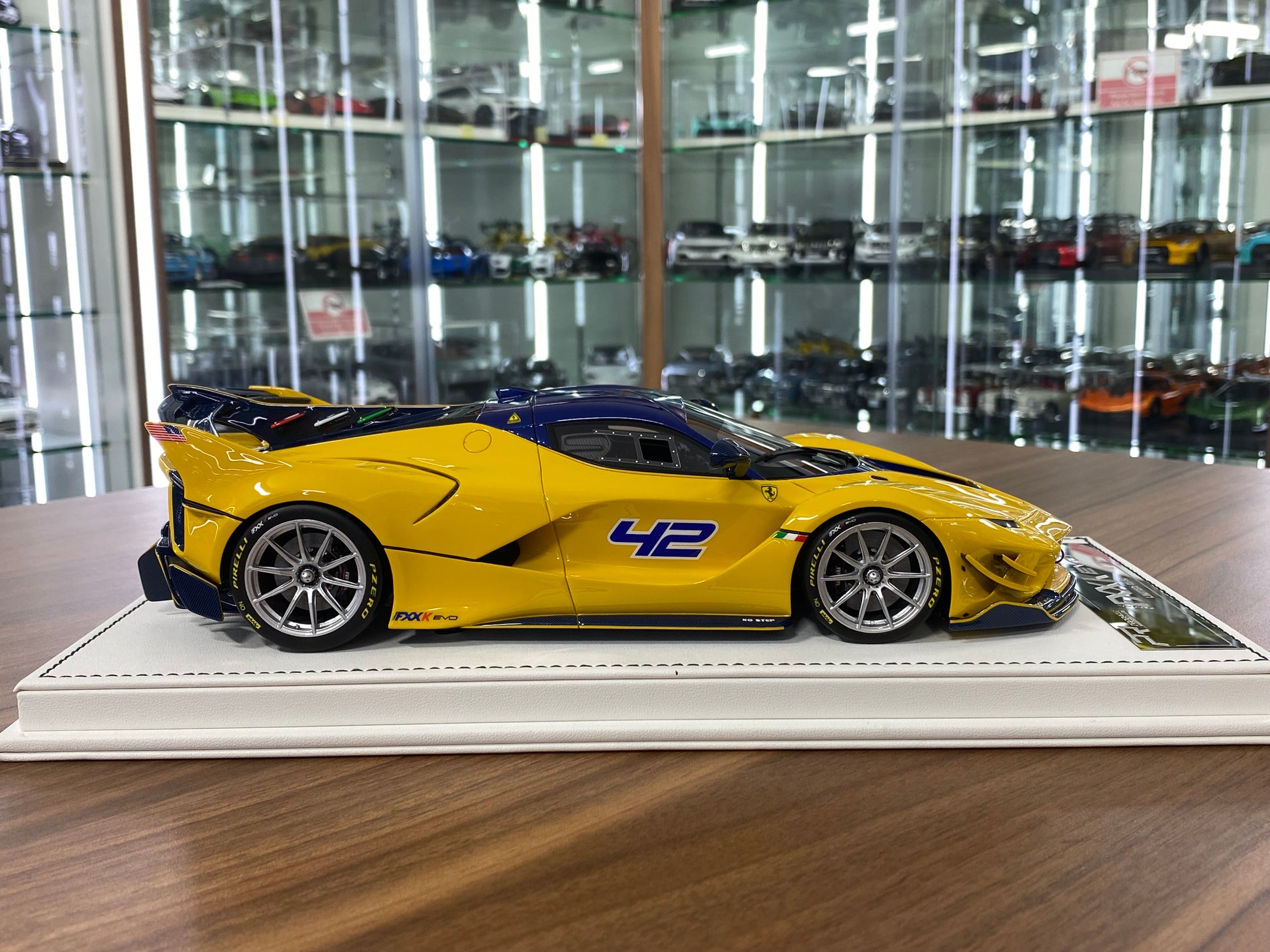 1/18 Resin Ferrari FXXK EVO No. 42 Giallo Modena Yellow By ProRaze LIMITED 30