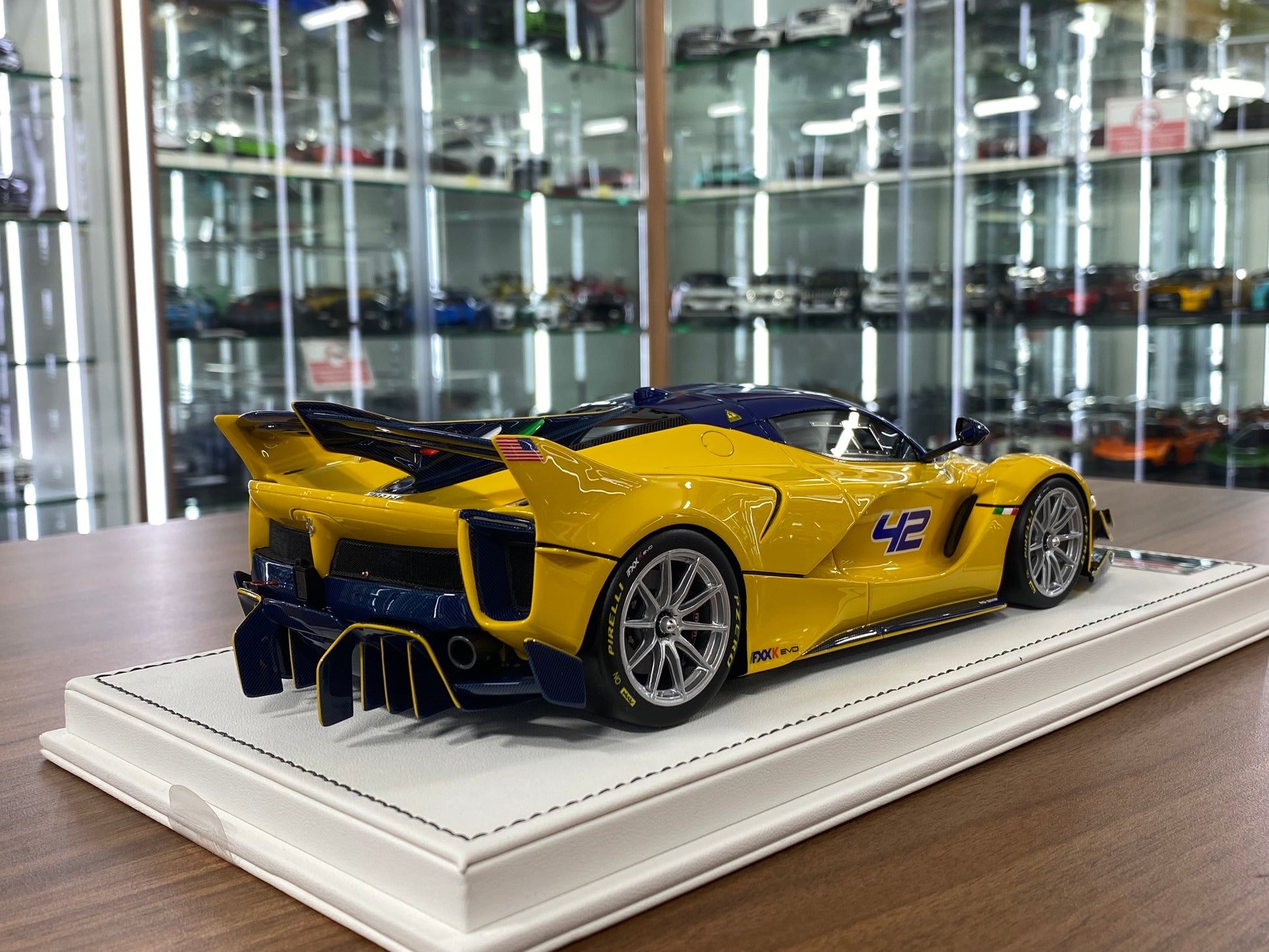 1/18 Resin Ferrari FXXK EVO No. 42 Giallo Modena Yellow By ProRaze LIMITED 30