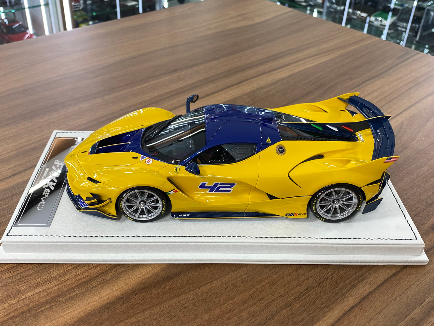 1/18 Resin Ferrari FXXK EVO No. 42 Giallo Modena Yellow By ProRaze LIMITED 30