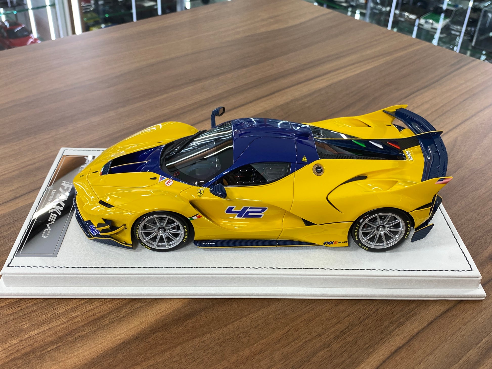 1/18 Resin Ferrari FXXK EVO No. 42 Giallo Modena Yellow By ProRaze LIMITED 30