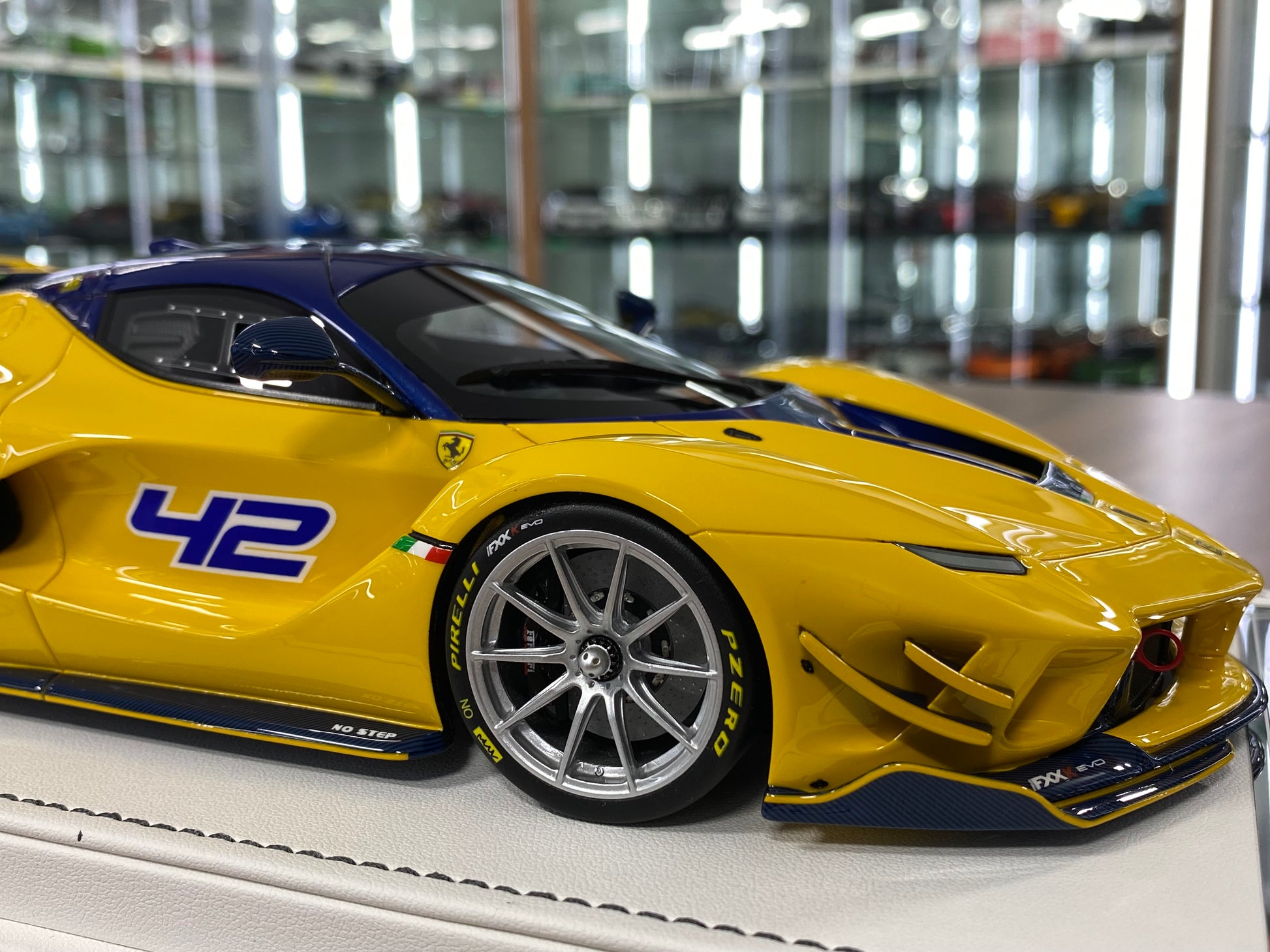 1/18 Resin Ferrari FXXK EVO No. 42 Giallo Modena Yellow By ProRaze LIMITED 30