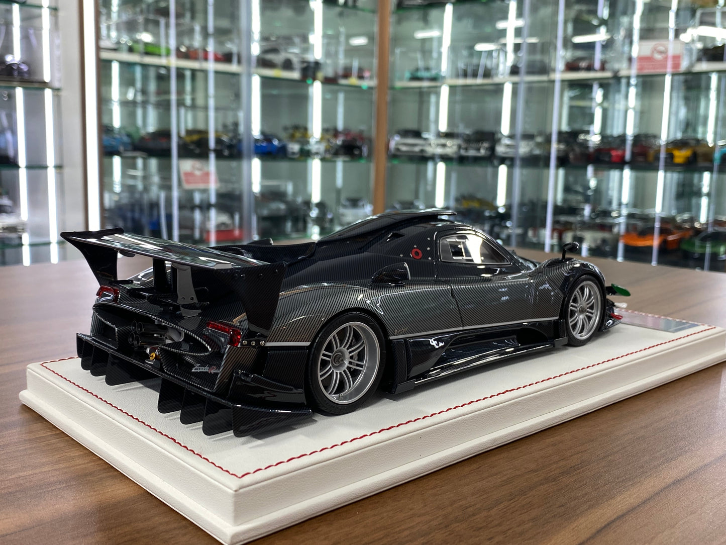 1/18 Resin Dino Model Pagani Zonda Revolucian Carbon Fiber/ Grey Limited to 30 pcs.