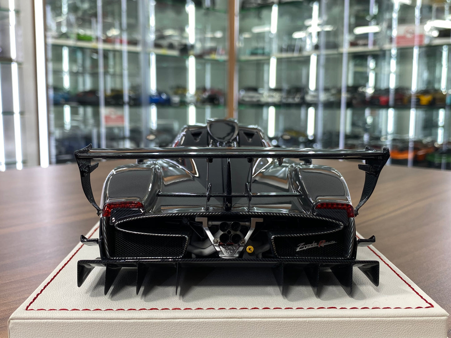 1/18 Resin Dino Model Pagani Zonda Revolucian Carbon Fiber/ Grey Limited to 30 pcs.