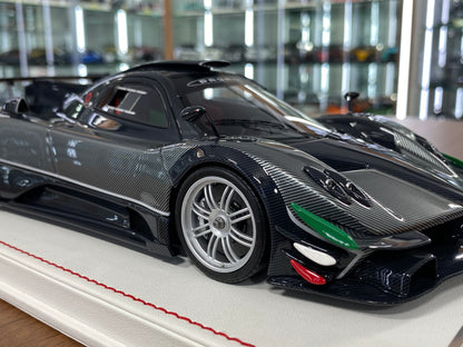 1/18 Resin Dino Model Pagani Zonda Revolucian Carbon Fiber/ Grey Limited to 30 pcs.