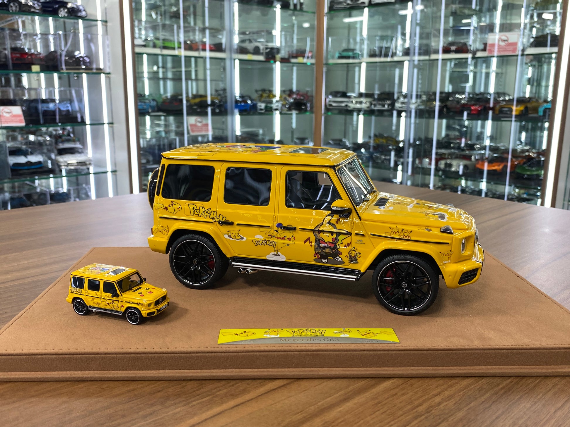 VIP Model 1/18 Mercedes Benz AMG G63 Pokemon resin collectible vehicle