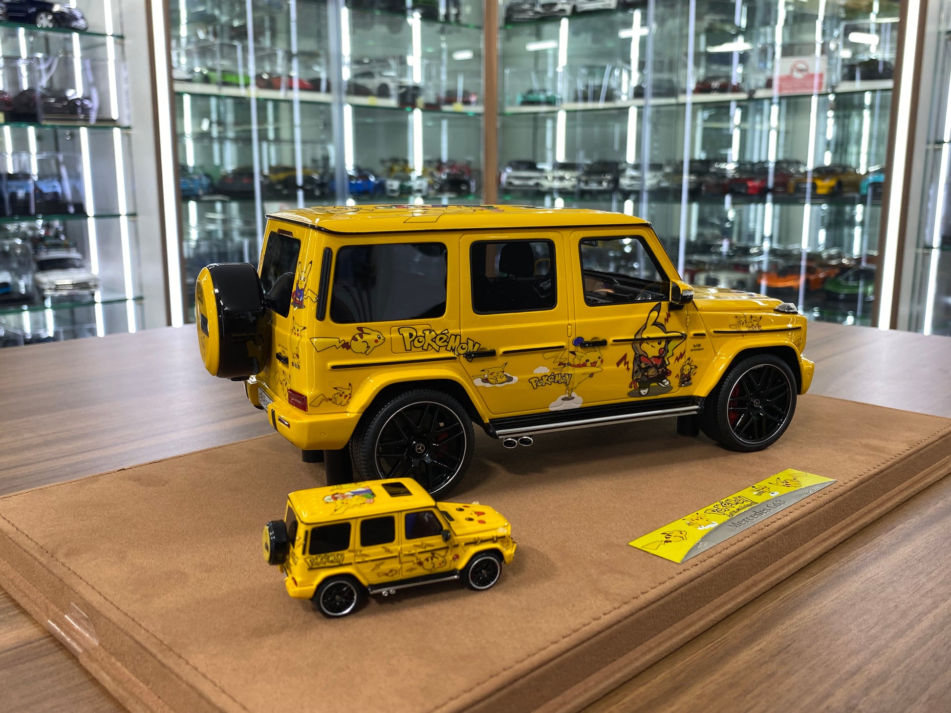 1/18 scale resin Mercedes Benz AMG G63 Pokemon VIP Model car