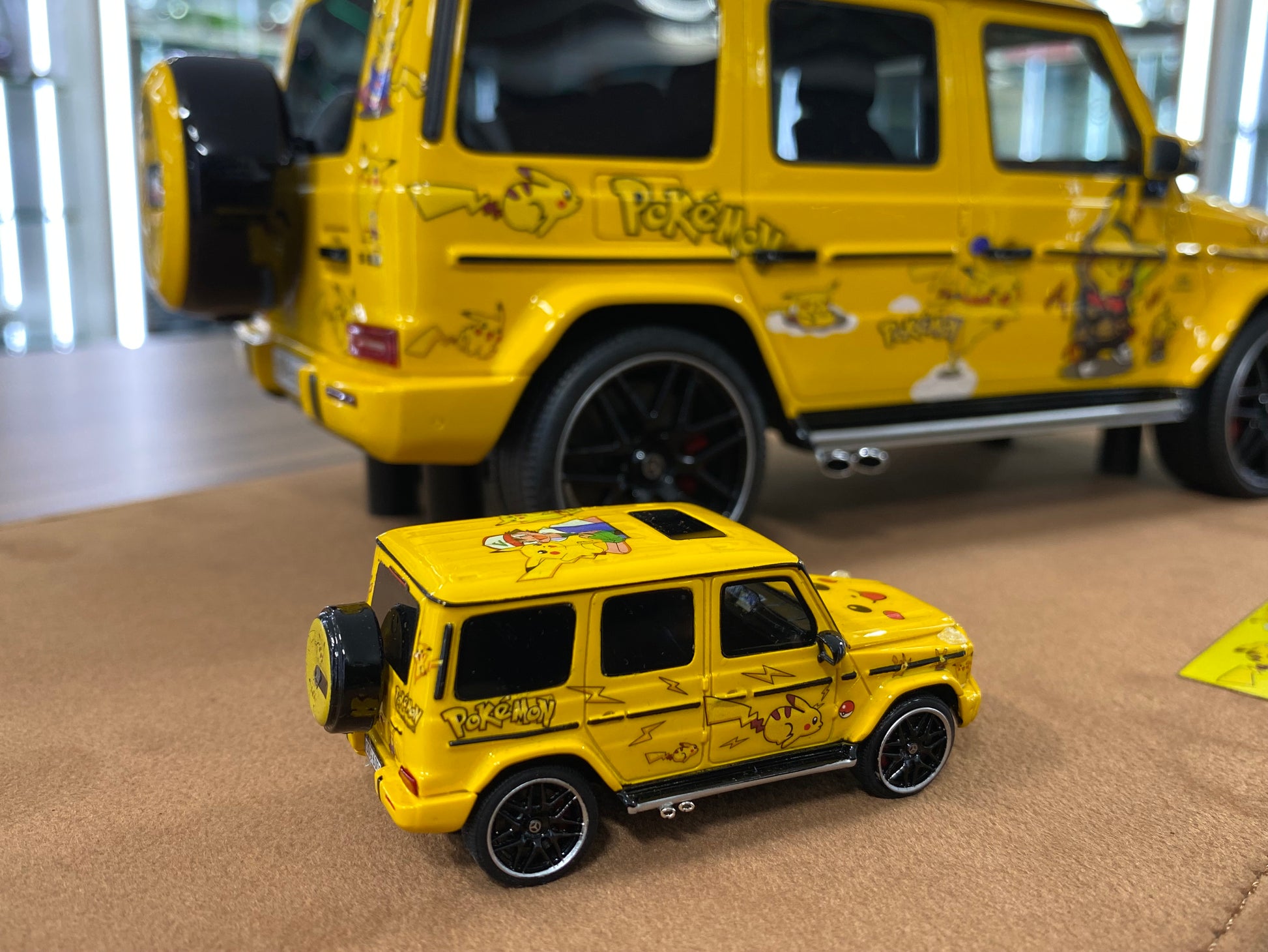 Collector’s 1/18 Mercedes Benz AMG G63 Pokemon resin model VIP edition