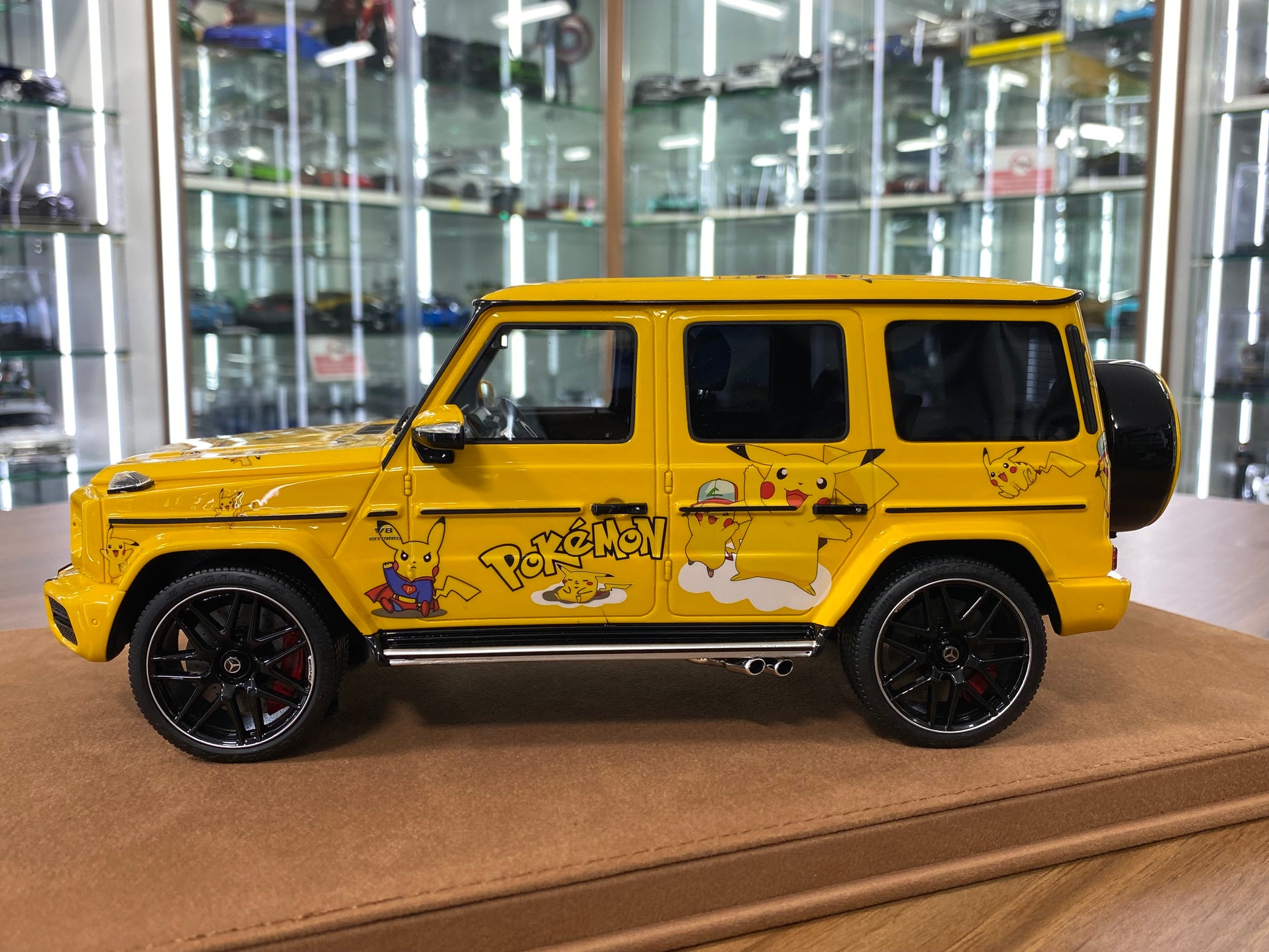 Mercedes Benz AMG G63 Pokemon 1/18 resin VIP Model display car