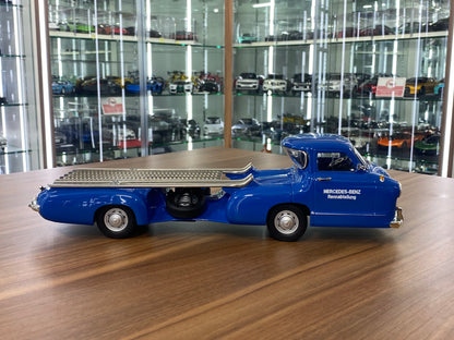 1/18 Diecast - Mercedes-Benz W21 Das Blaue Wunder Rennatransporter Werk83