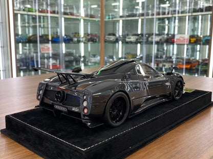 1/18 HH Model Pagani Zonda Cinque Black Carbon  Resin | Limited 30 pcs