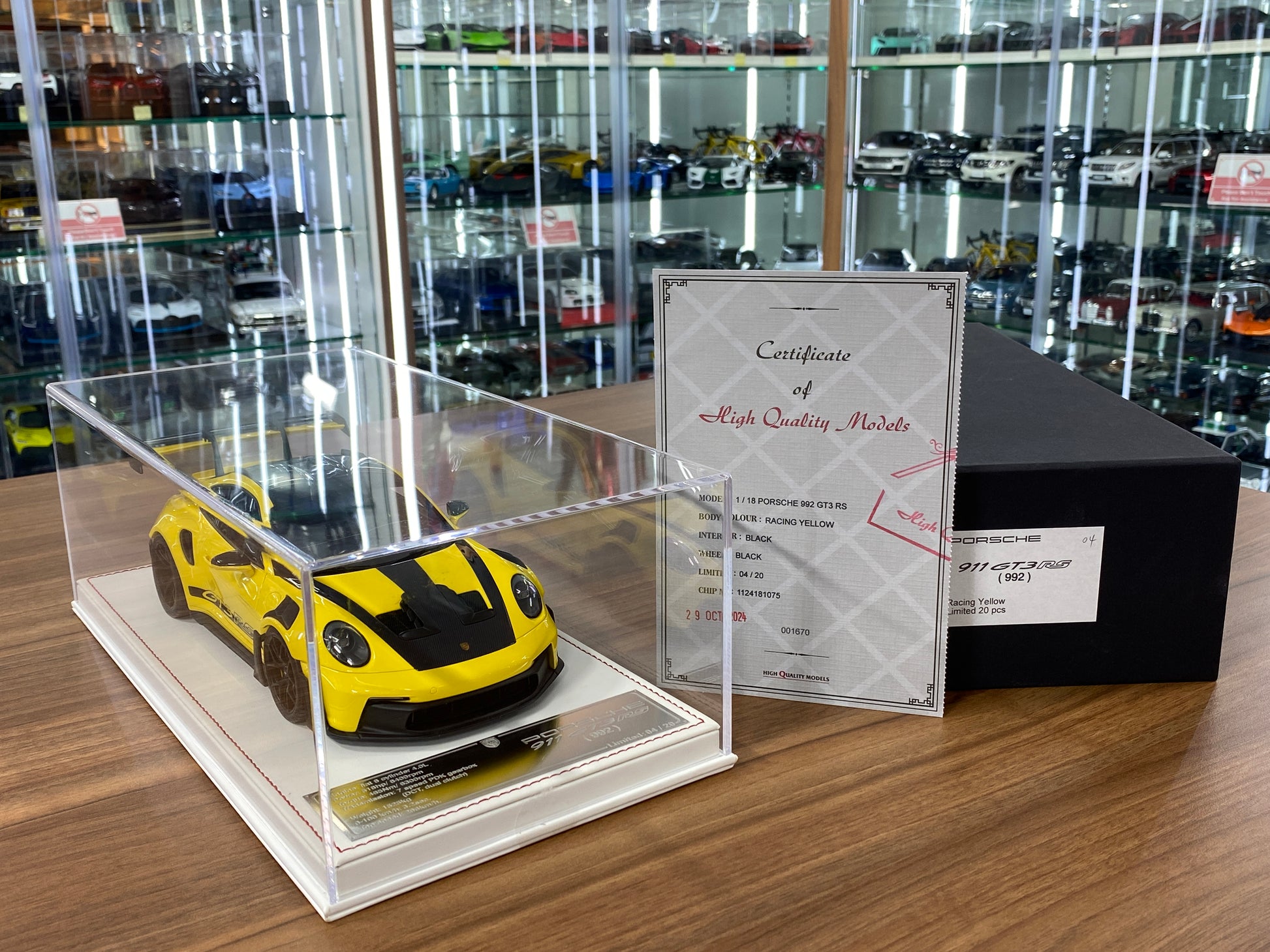 1/18 HH Model Pagani Zonda Cinque Black Carbon  Resin | Limited 30 pcs