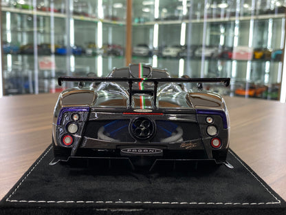 1/18 HH Model Pagani Zonda Cinque Chameleon Purple/Carbon Fiber Resin | Limited 30 pcs