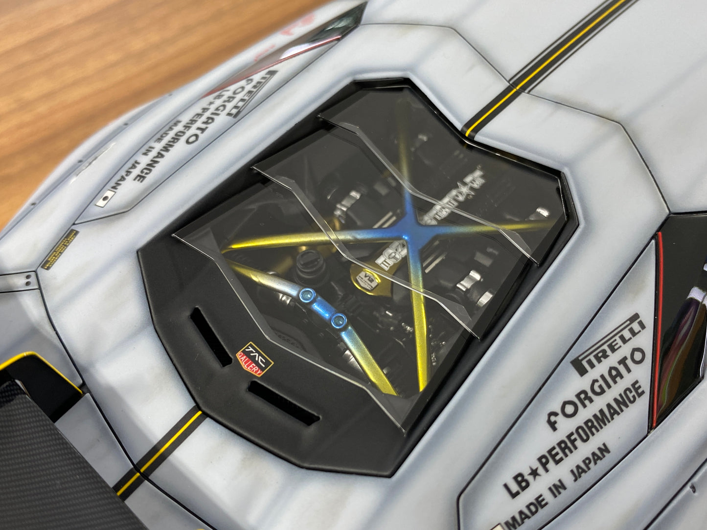 1/18 Davis & Giovanni Lamborghini Aventador 2.0 LB Performance Resin - Matt grey , Zero Fighter