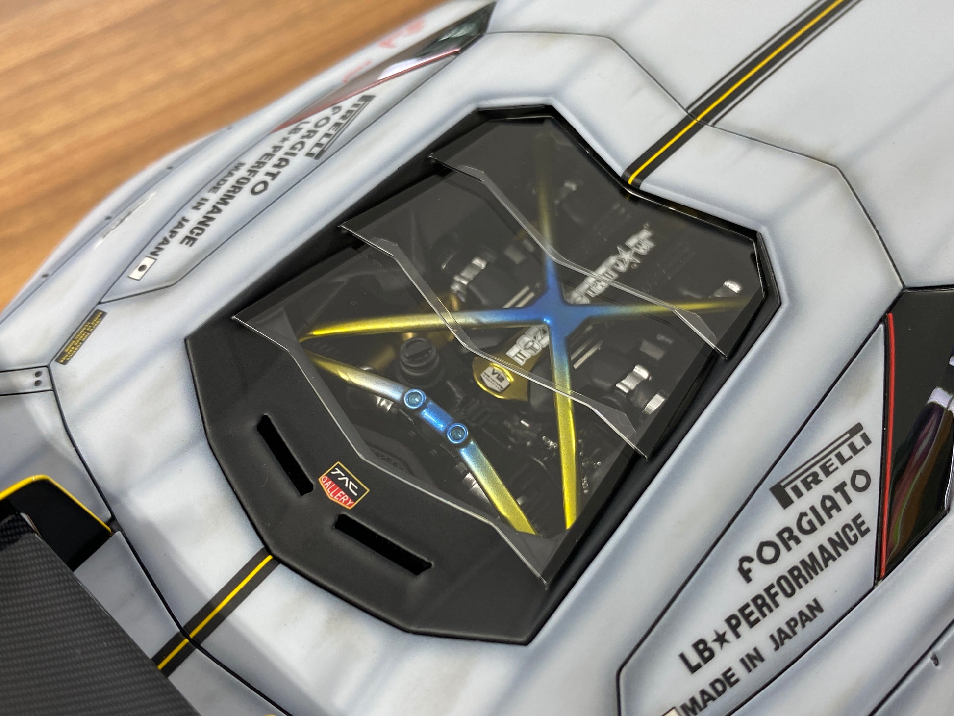 1/18 Davis & Giovanni Lamborghini Aventador 2.0 LB Performance Resin - Matt grey , Zero Fighter
