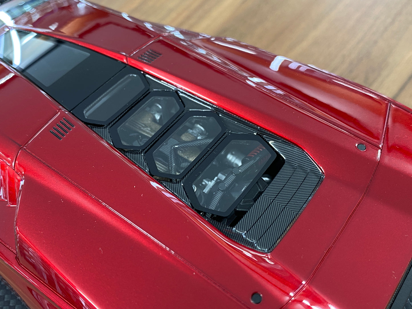 1/18 Resin MR Collection Lamborghini Countach LPi 800-4 Rosso Efesto- Limited 49 pcs