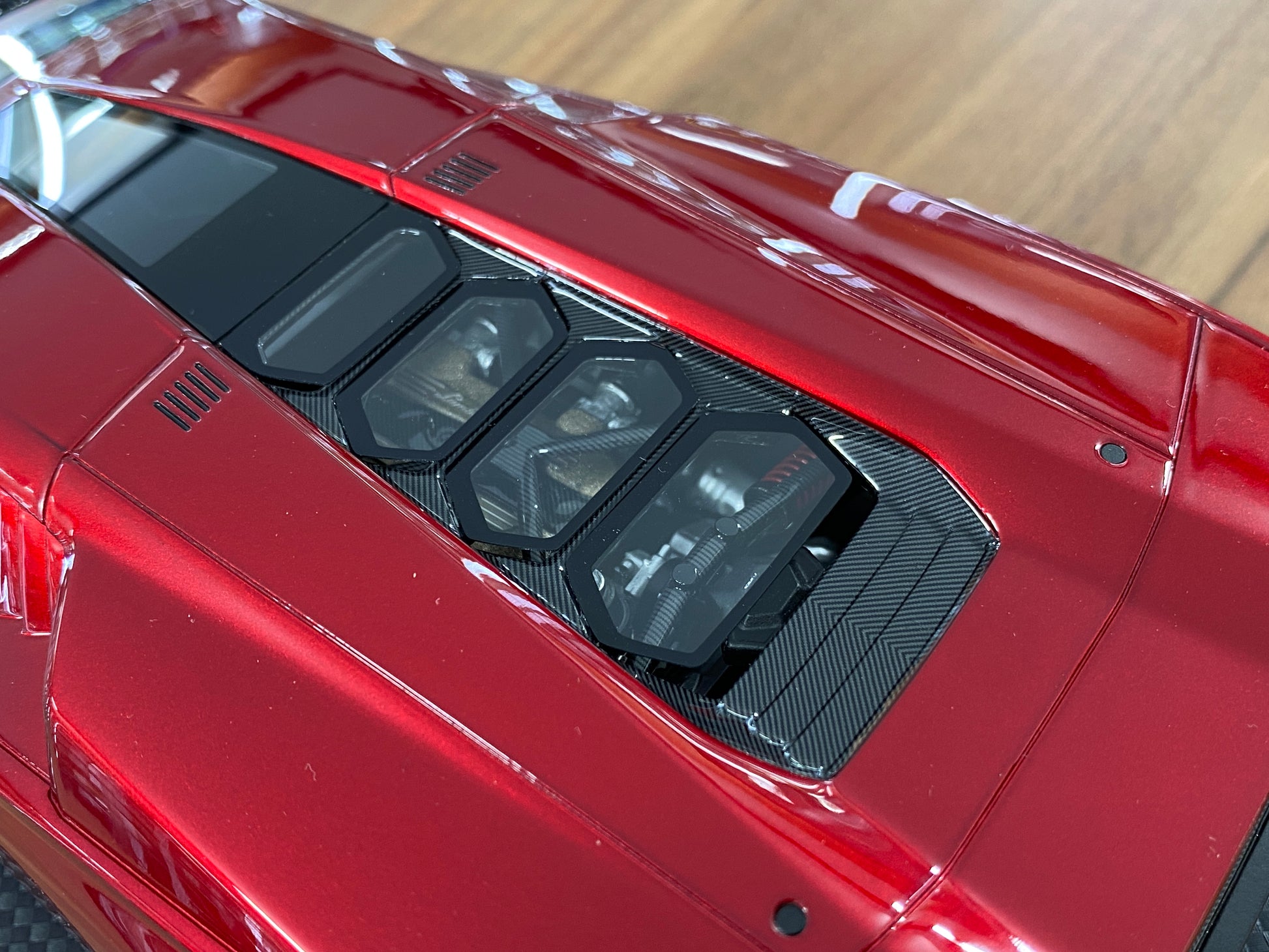 1/18 Resin MR Collection Lamborghini Countach LPi 800-4 Rosso Efesto- Limited 49 pcs