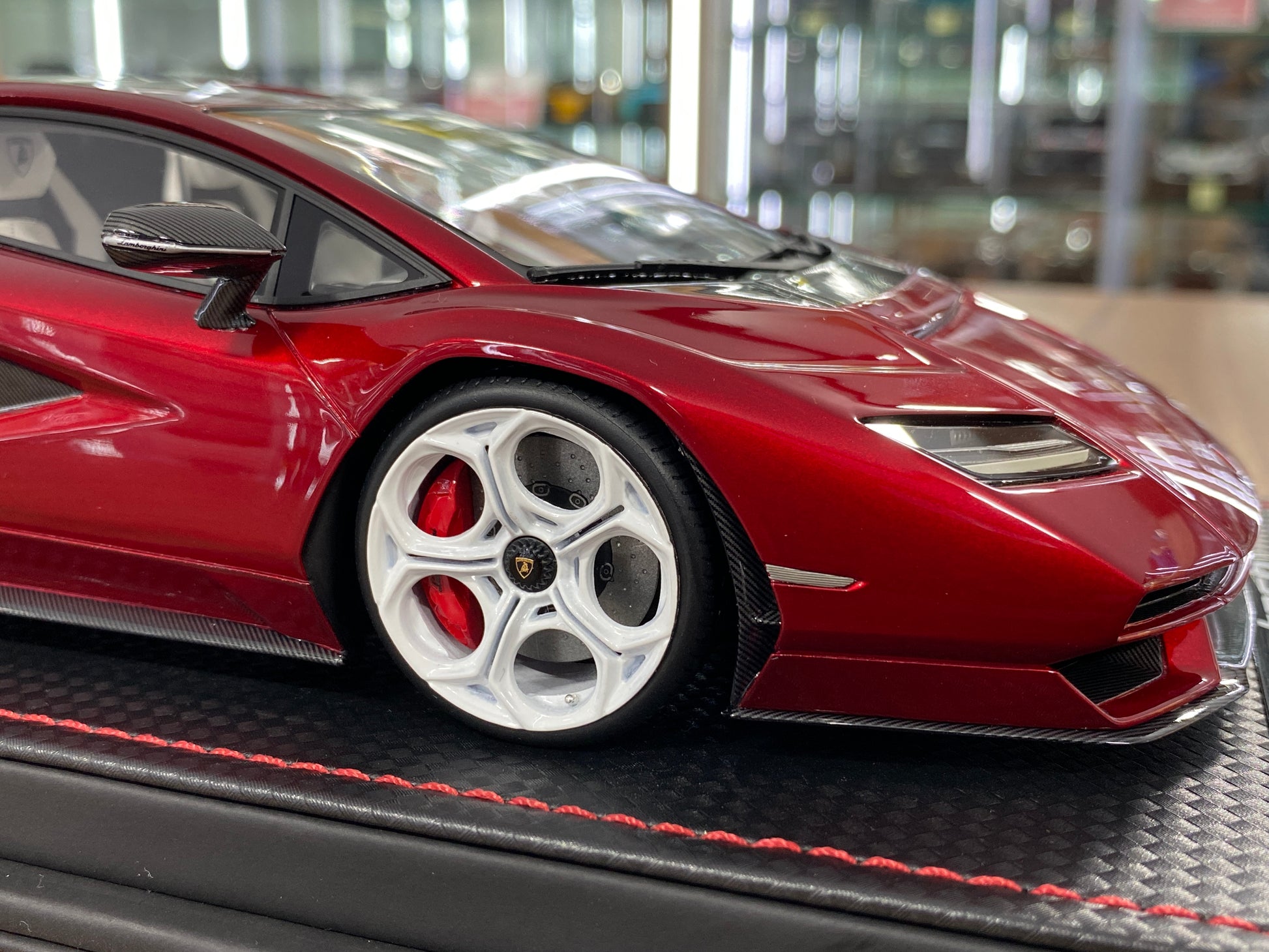 1/18 Resin MR Collection Lamborghini Countach LPi 800-4 Rosso Efesto- Limited 49 pcs