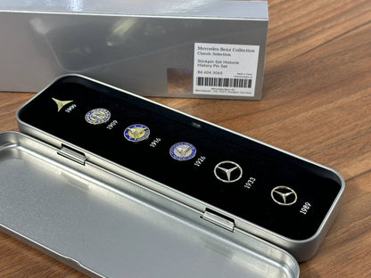 Mercedes‑Benz Stickpin Historie Pin Set – Dealer Edition – Color Mix