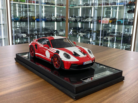 1/18 Resin Timothy & Pierre Porsche 911 GT3 RS (992.1)  Salzburg Livery / red rim Limited Edition: 25 pcs