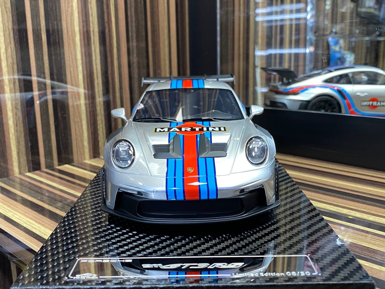 1/18 VIP Models Resin Model - Porsche 911 GT3 RS with Martini Decals, Limited Edition|Sold in Dturman.com Dubai UAE.
